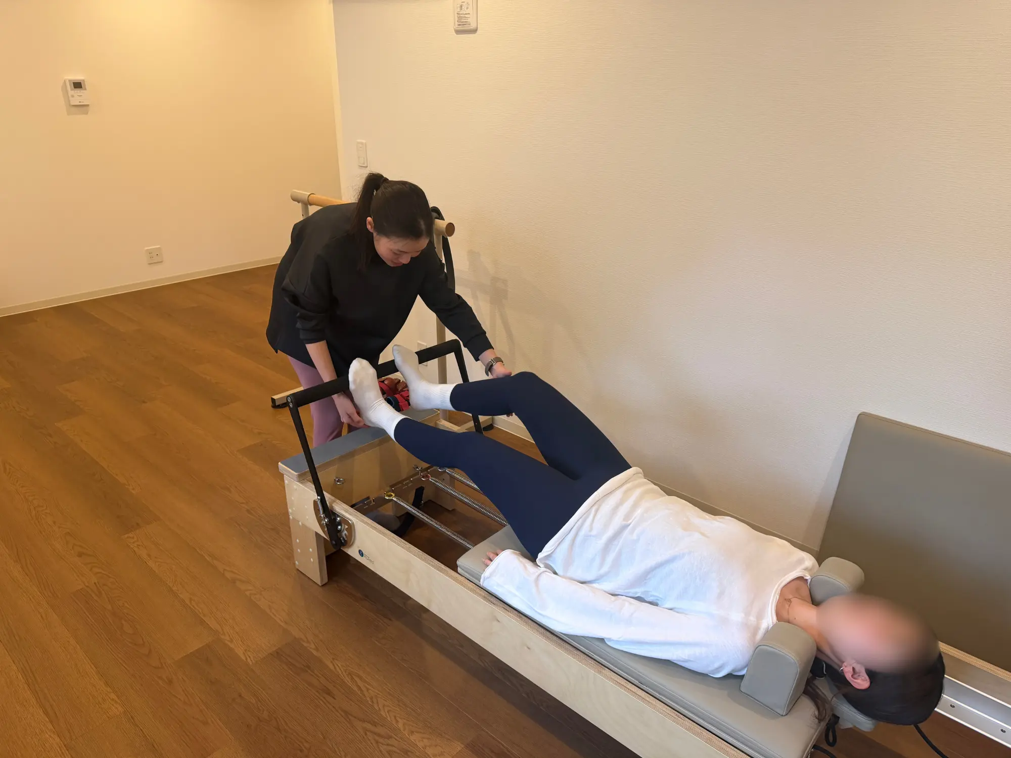 YOMOGI pilatesのリオf－マーでウォーキングをしている様子