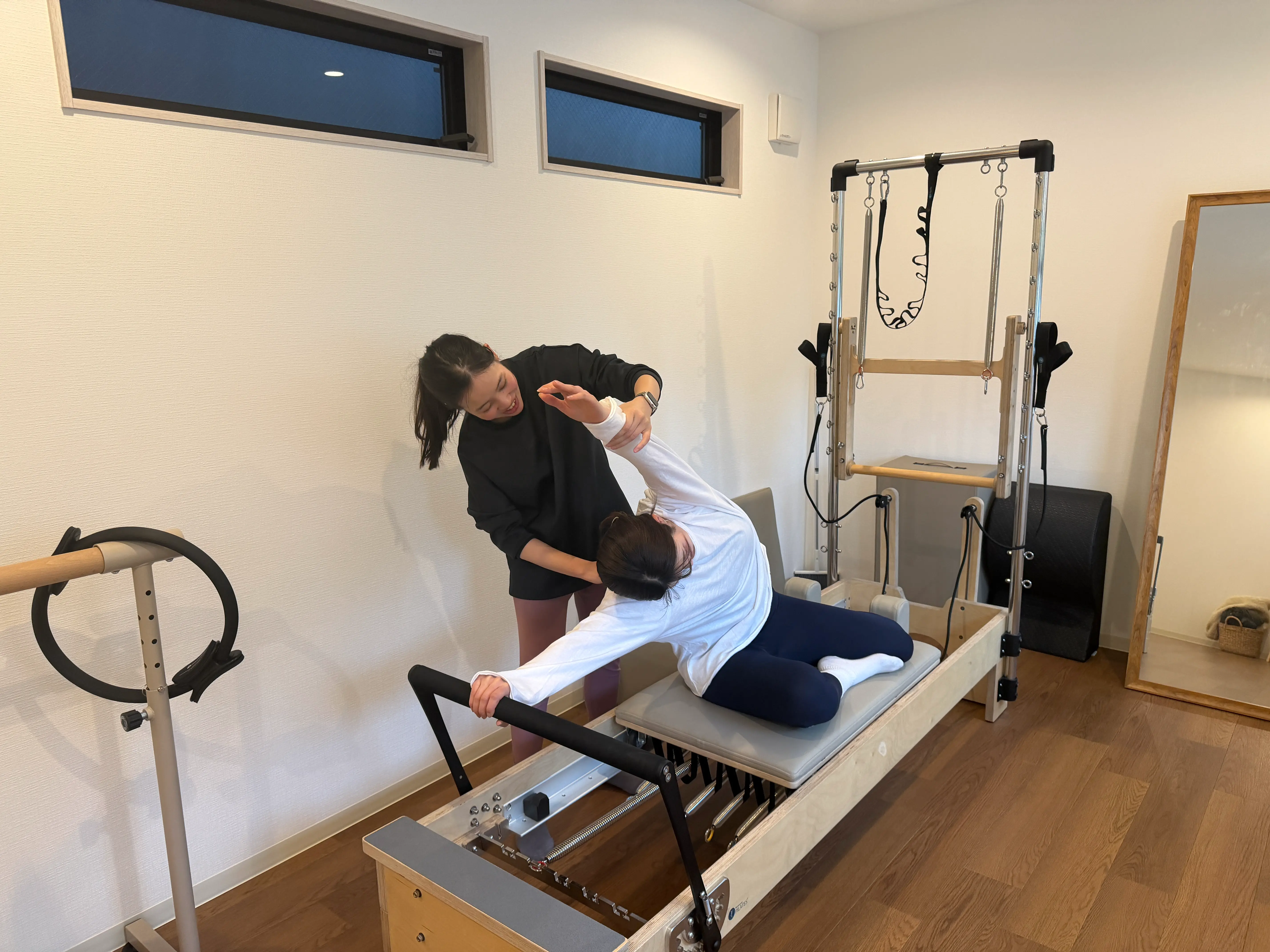 マーメイドで側屈している画像